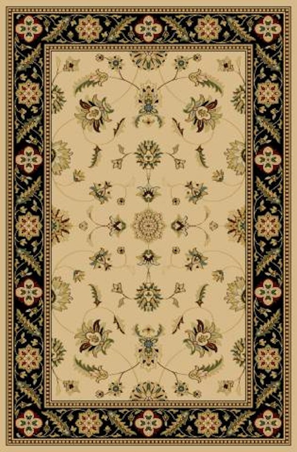 Interlude Kazmir 8265 Ivory Black By Central Oriental