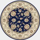 Dynamic Rugs Ancient Garden 57365 3464 Blue Ivory