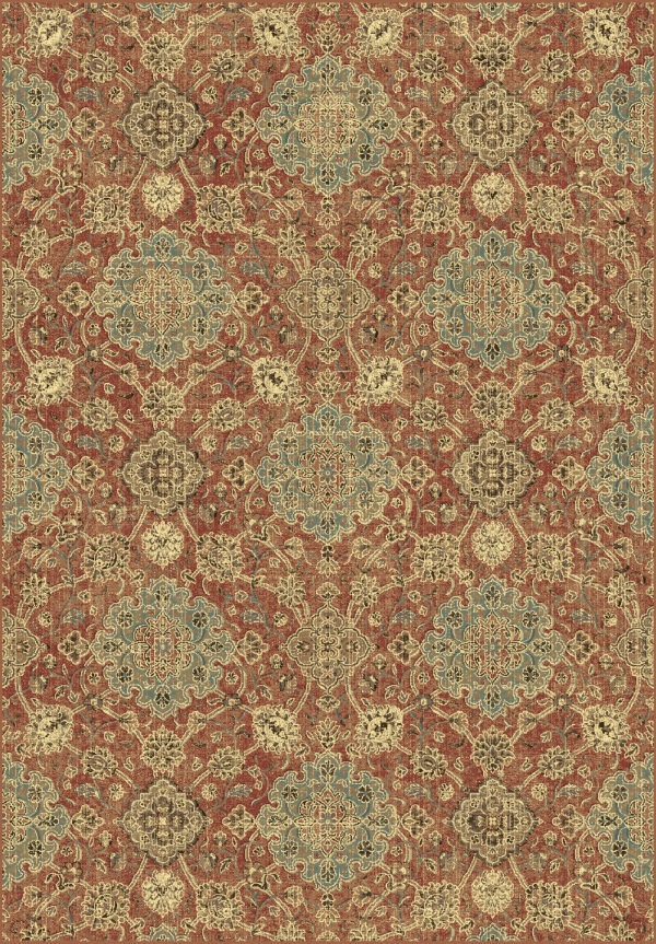 Regal 89665 8262 Rust Blue By Dynamic Rugs