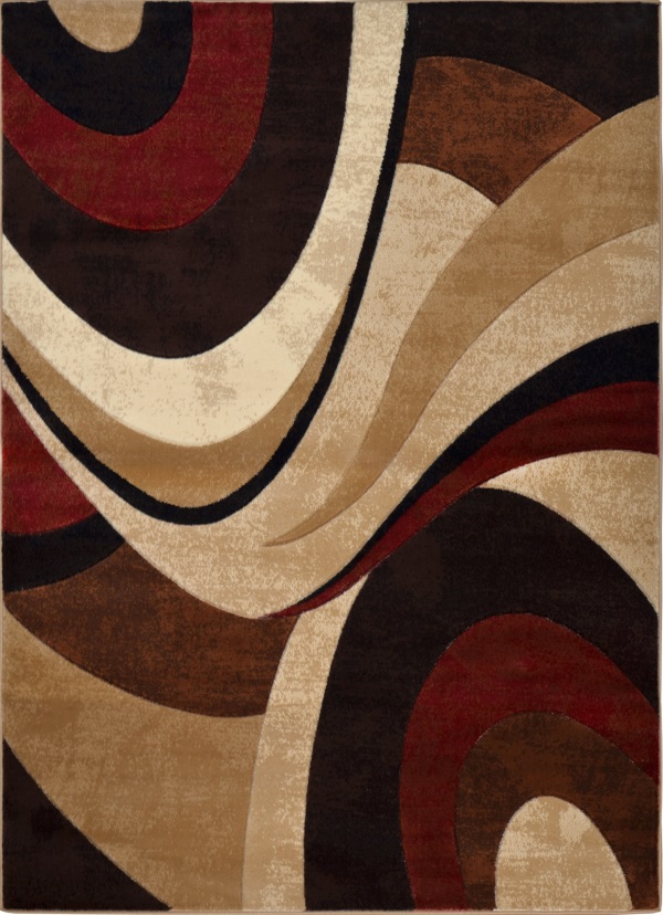 Tribeca Hd5382 Brown Red By Home Dynamix Llc