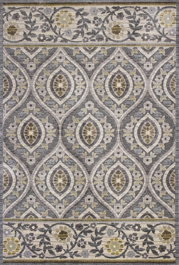 Anna Serafina 8722 Slate Grey By Kas Oriental Rugs
