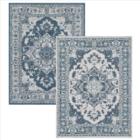 KAS Dahlia Medallion 1401 Ivory Blue