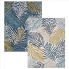 KAS Dahlia Palms 1406 Ivory Blue