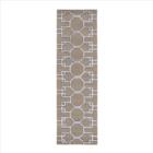 KAS Libby Langdon Upton 4305 Mocha Ink Asian Trellis