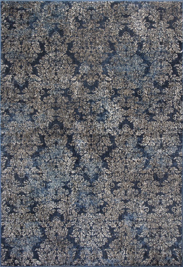 Provence Damask 8611 Slate Blue By Kas Oriental Rugs Provence Is An 100 Viscose Machine Made Collection These Thin And Silky Rugs Are In Belgium