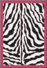 Milliken Black and White ZebraGlam6831 Pink Passion 2