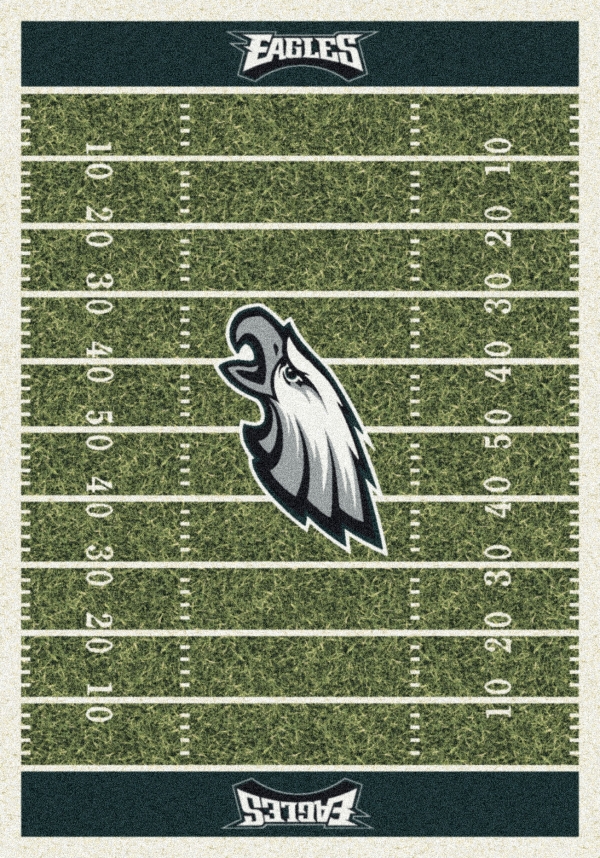 Nfl Philadelphia Eagles Home Field 1072 By Milliken Company On Rug For A Larger Picture Area Shown Is Of Specific Size Design May Vary Due To And Shape