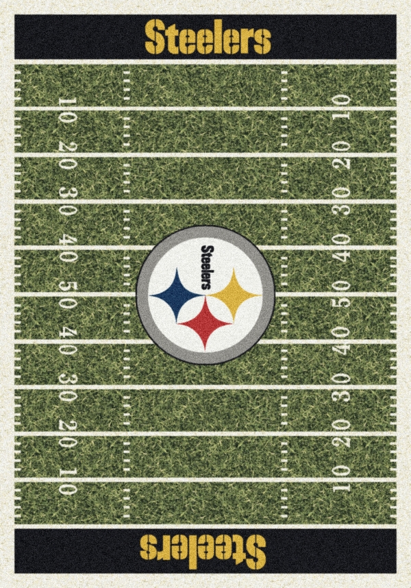 Nfl Pittsburgh Steelers Home Field 1075 By Milliken Company On Rug For A Larger Picture Area Shown Is Of Specific Size Design May Vary Due To And Shape