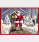 Milliken Seasonal Inspirations Winter RJMcDonald4533 Welcome Santa c2002