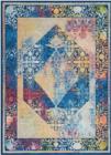 Nourison Ankara Global ANR04 Blue Multi