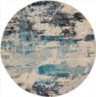 Nourison Celestial CES02 Ivory Teal