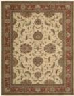 Nourison Living Treasures LI04 Ivory Red