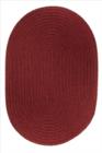 Rhody Rug Solid Poly S005 Colonial Red