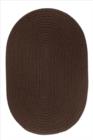 Rhody Rug Solid Poly S011 Brown