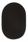 Rhody Rug Solid Poly S016 Black