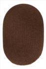 Rhody Rug Solid Wool S116 Walnut