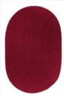 Rhody Rug Solid Wool S157 Red Wine