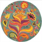 Safavieh Blossom BLM679A Blue Multi