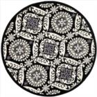 Safavieh Chelsea HK356A Black Ivory