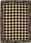 Safavieh Chelsea HK711A Black Ivory