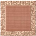 Safavieh Courtyard CY0727 3707 Red Natural