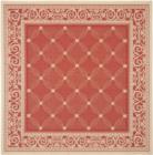 Safavieh Courtyard CY1502 Red Natural