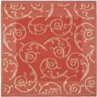 Safavieh Courtyard CY2665 Red Natural