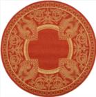 Safavieh Courtyard CY2965 3707 Red Natural