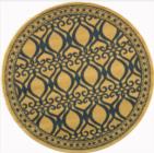 Safavieh Courtyard CY3040 Natural Blue