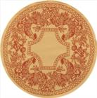 Safavieh Courtyard CY3305 Natural Red