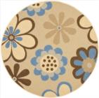 Safavieh Courtyard CY4035B Natural Brown Blue