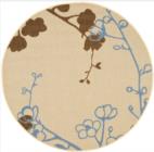 Safavieh Courtyard CY4038B Natural Brown Blue