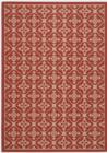 Safavieh Courtyard CY656428 Red Creme