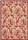 Safavieh Courtyard CY656528 Red Creme