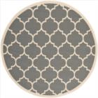 Safavieh Courtyard CY6914246 Anthracite Beige