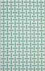 Safavieh Dhurries DHU201A Turquoise Ivory