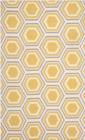 Safavieh Dhurries DHU202A Ivory Yellow