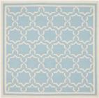 Safavieh Dhurries DHU545B Light Blue Ivory