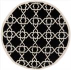 Safavieh Dhurries DHU548L Black Ivory