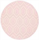 Safavieh Dhurries DHU556C Pink Ivory