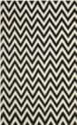 Safavieh Dhurries DHU557L Black Ivory