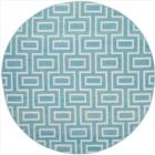 Safavieh Dhurries DHU562A Light Blue Ivory
