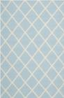 Safavieh Dhurries DHU565B Light Blue Ivory