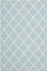 Safavieh Dhurries DHU565B Light Blue Ivory