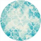 Safavieh Dip Dye DDY535D Turquoise Ivory
