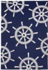 Trans Ocean Frontporch ShipWheel 145633 Navy